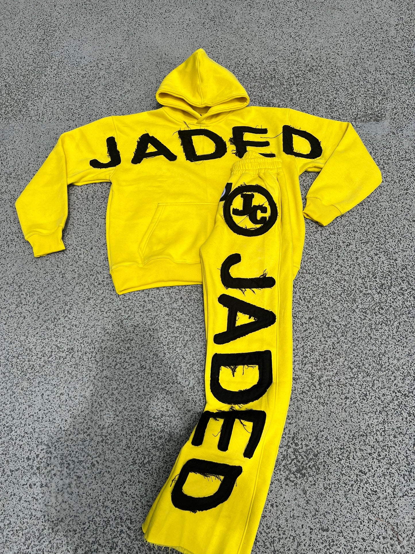 FLARED JADED SWEATSUIT