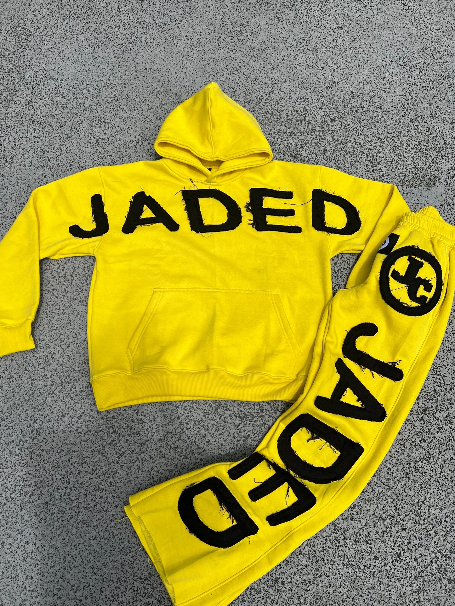 FLARED JADED SWEATSUIT