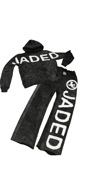 Flarred Sweatsuit Acid wash